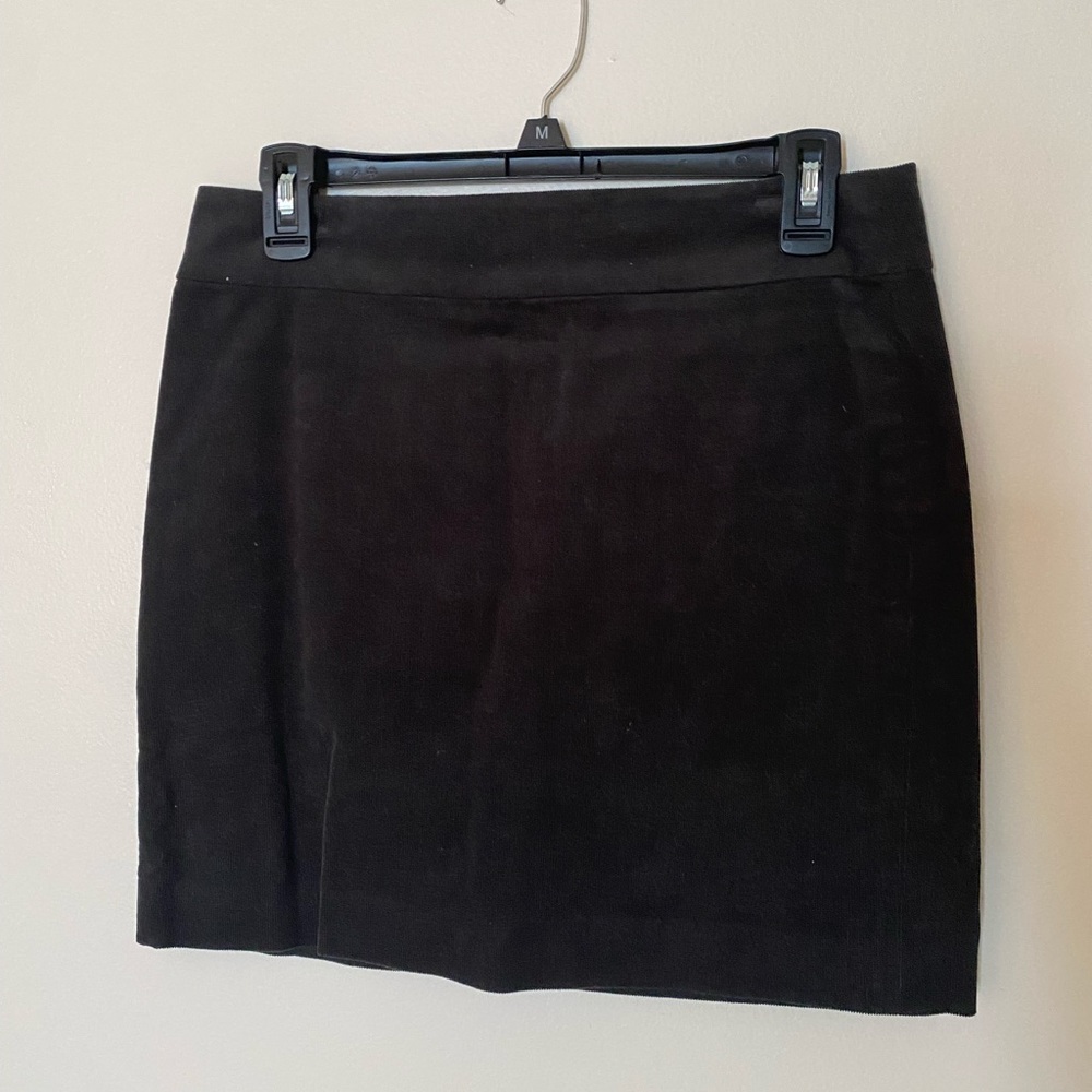 Banana Republic grey corduroy mini skirt